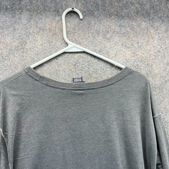 Harley-Davidson Shirt Mens Large Gray Long Sleeve Cotton Blend Crewneck - Picture 2 of 13